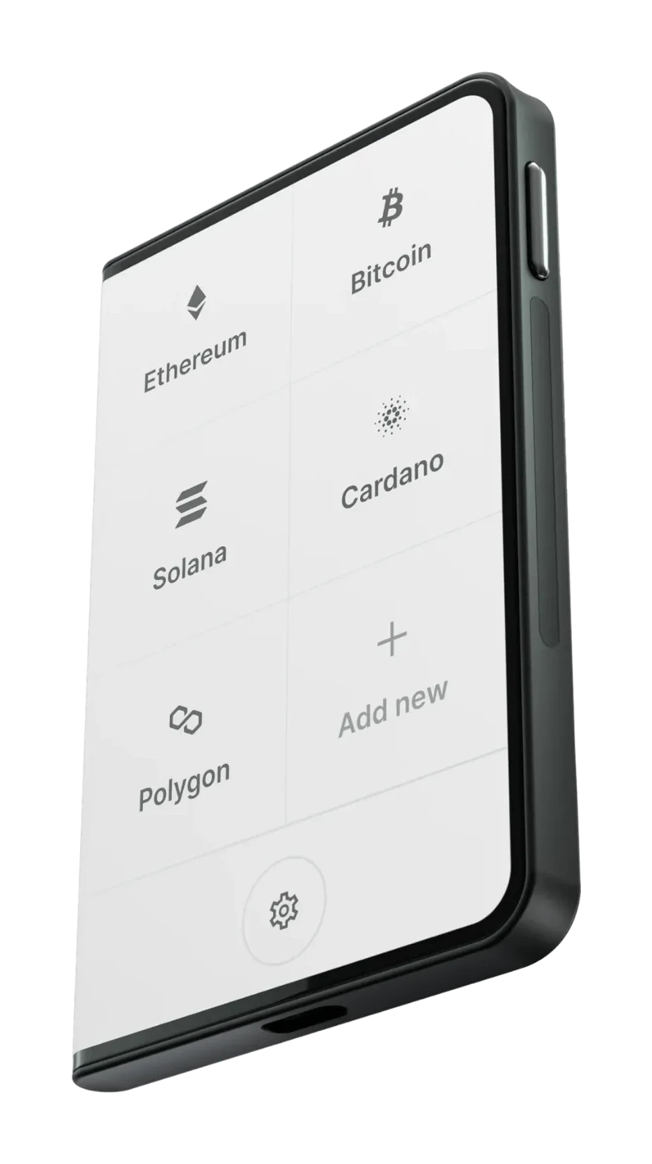 Ledger Stax 曲面 E-Ink 高端硬件钱包产品图